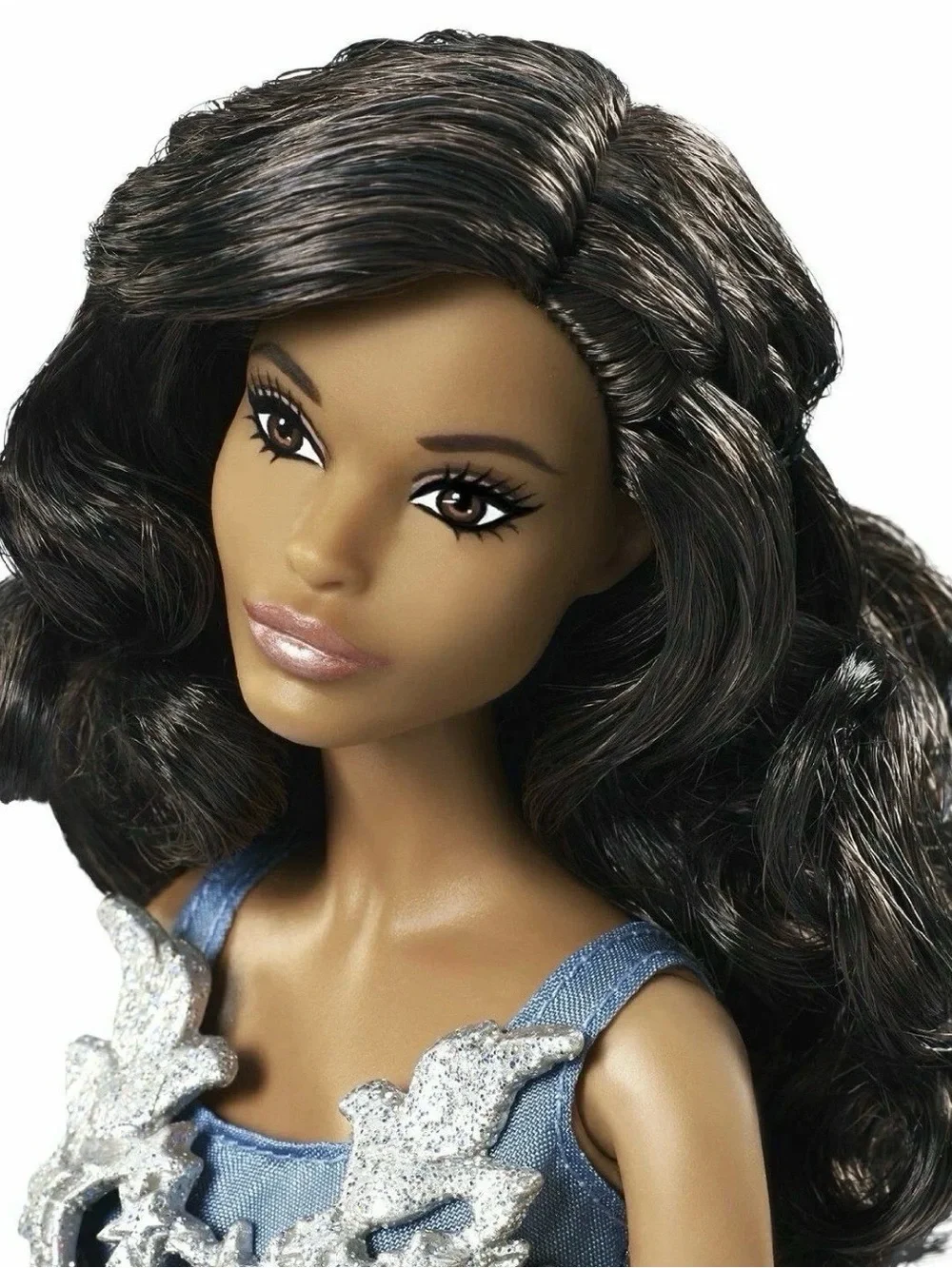 Barbie Holiday MODEL MUSE 2016 Peace Hope & Love Brunette Doll Damaged Box